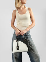 Handtas Saffiano Miniprix Wit saffiano M9431-vue-porte