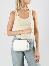 Sac Bandouli�re Sable Miniprix Blanc sable 8-vue-porte
