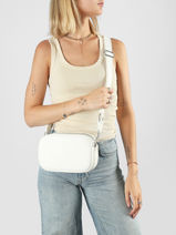 Sac Bandouli�re Sable Miniprix Blanc sable A9120-vue-porte
