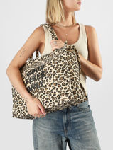 Sac Port� �paule Plage Gerard pasquier Beige plage P26057-vue-porte