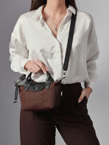Longchamp Le pliage energy Handtas Bruin-vue-porte