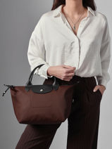 Longchamp Le pliage energy Sac port� main Marron-vue-porte