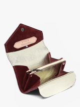 Porte-monnaie Agnes Cuir Etrier Rouge agnes EAGN5018-vue-porte
