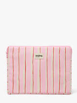 Laptophoes Met 13" Laptopvak Hindbag Roze rayures RA