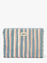 Housse Ordinateur Pc 13" Hindbag Bleu rayures RA