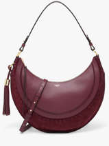 Schoudertas M Met Rits Hoboh�me Leder Lancel Violet hoboheme A14219