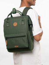 Adventurer Large - Rugzak  Cabaia Groen adventurer L-vue-porte