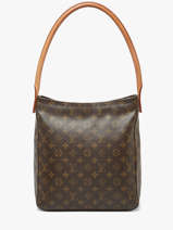 Schoudertas Second Life Louis vuitton Bruin second life LM1021