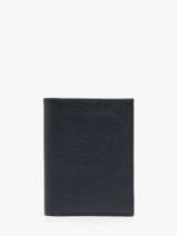 Portefeuille Met Kaarthouder Madras Leder Etrier Blauw madras EMAD748