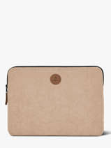 Laptophoes Met 16" Laptopvak Cabaia Beige accessoire SLEEVE16