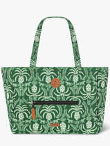 Sac Port� �paule A4 Adventurer Polyester Recycl� Cabaia Vert adventurer TOTEBAGL
