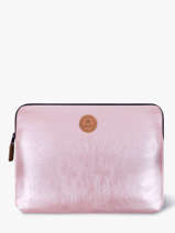 Laptophoes Met 16" Laptopvak Cabaia Roze accessoire SLEEVE16