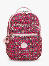 Sac � Dos 2 Compartiments + Pc 15" Kipling Rose back to school KI5816