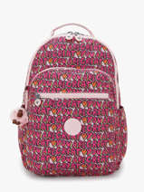 Sac � Dos 2 Compartiments + Pc 15" Kipling Rose back to school KI6101