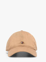 Casquette Tommy hilfiger Marron th flag AM14099