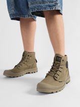 Bottines Palladium Vert men 77356308-vue-porte