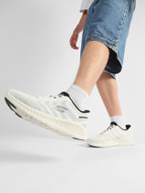 Sneakers Skechers Blanc men 216375-vue-porte