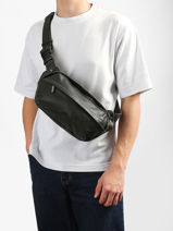 Sac Banane Achilles Cuir Arthur & aston Noir achille 1-vue-porte
