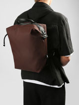 Longchamp Le pliage energy Sac � dos Marron-vue-porte