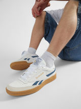 Sneakers En Cuir Reebok Blanc men 244950-vue-porte