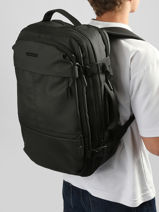 Sac � Dos Business David jones Noir business PC057-vue-porte