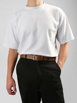 Ceinture Tommy hilfiger Marron belt AM14234-vue-porte