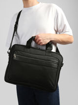 Porte Documents (main) Tommy hilfiger Noir th repreve AM14445-vue-porte
