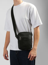 Sac Bandouli�re Tommy hilfiger Noir th repreve AM14448-vue-porte