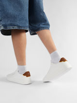 Sneakers En Cuir Tommy hilfiger Blanc men 536702R-vue-porte