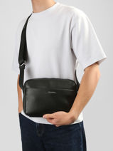 Sac Bandouli�re Valentino Noir horizon VBS8UT19-vue-porte