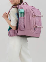 Rugzak 2 Compartimenten Satch Roze pack 1582-vue-porte
