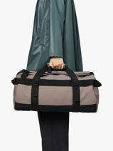 Texel Duffel Bag Small - Sac De Voyage Rains Beige travel 13480-vue-porte