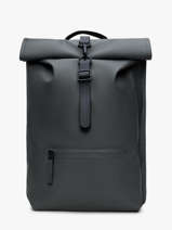 Rolltop Rucksack - Sac � Dos 1 Compartiment + Pc 14" Rains Gris city 13320