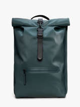 Rolltop Rucksack - Sac � Dos 1 Compartiment + Pc 14" Rains Bleu city 13320
