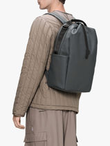 Clip Front Backpack - Sac � Dos 1 Compartiment + Pc 16" Rains Gris city 14890-vue-porte