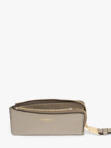 Kaarthouder Origami Leder Lancel Grijs origami A13422-vue-porte