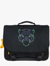 Cartable Cedar 2 Compartiments Stones and bones Noir boys B