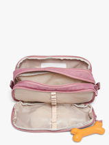 Pennenzak 3 Compartimenten Rowan 2.0 Stones and bones Roze girls G-vue-porte