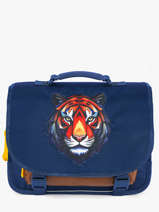 Boekentas 2 Compartimenten Stones and bones Blauw boys B