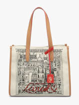 Sac Port� �paule 150 Ans Lancel Beige 150 ans A14390