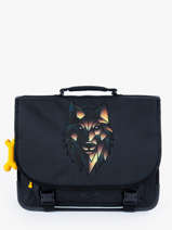 Cartable 2 Compartiments Lily Boys Stones and bones Bleu boys B