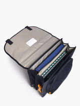 Boekentas Cedar 2 Compartimenten Stones and bones Blauw boys B-vue-porte