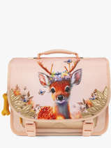 Cartable 2 Compartiments Stones and bones Rose girls G