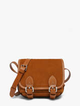Sac Bandouli�re La Suite Cuir Paul marius Marron la suite LOULSSUI