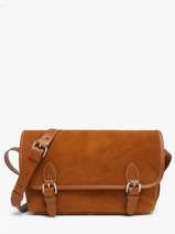 Sac Bandouli�re La Suite Cuir Paul marius Marron la suite LOULOSUI