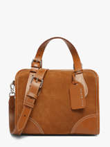 Sac Port� Main La Suite Cuir Paul marius Marron la suite CABSSSUI