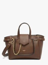 Handtas Thea Leder Lancel Bruin thea A14221