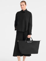 Longchamp Le pliage one Sac de voyage Gris-vue-porte