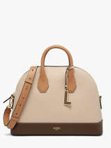 Handtas Belleville Leder Lancel Beige belleville A14329