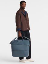 Longchamp Le pliage one Sac de voyage Gris-vue-porte